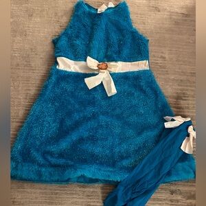 Cookie monster halloween costume dress and socks